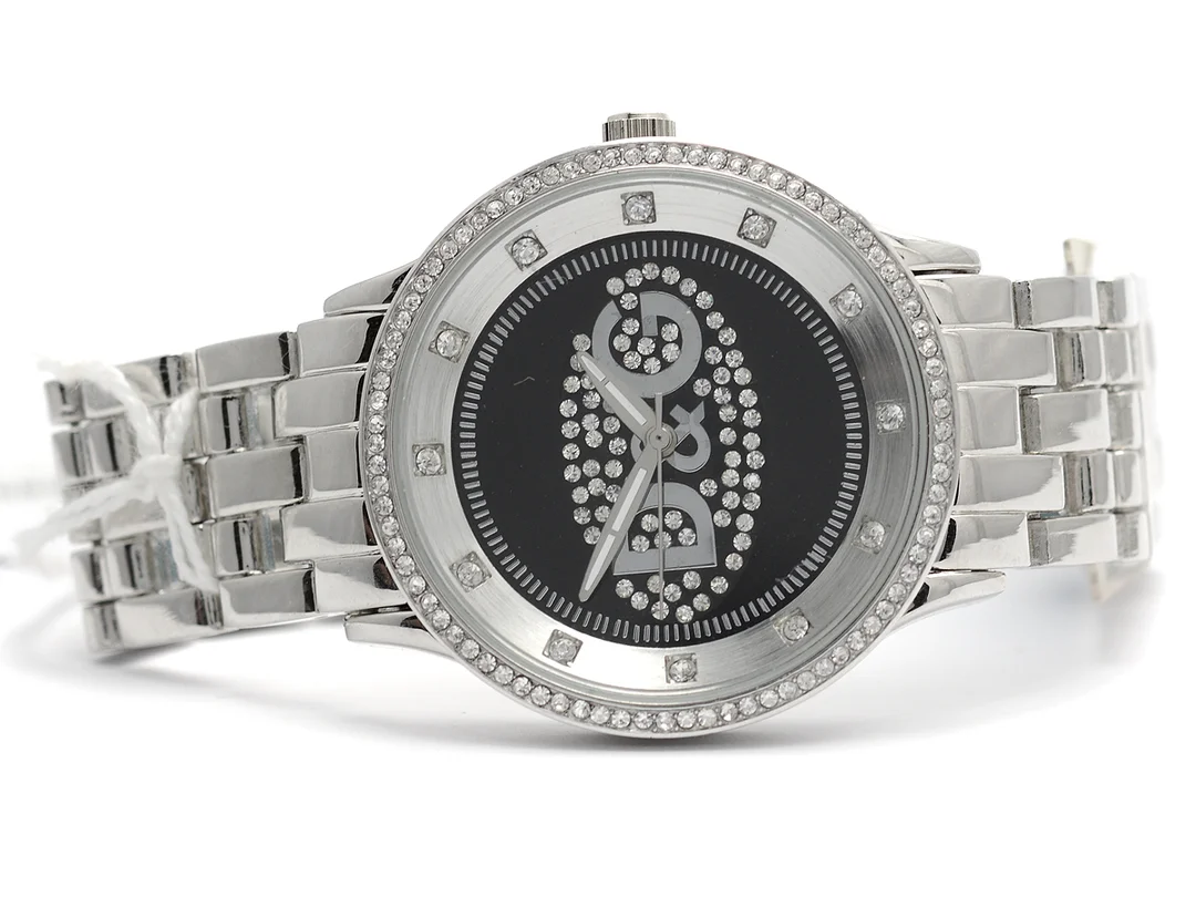 Damur Dolce & Gabbana i stål med stållänk 19cm Quartz nr A3311 — Klockor/Dolce & Gabbana — Kaplans
