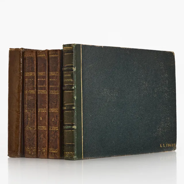 PITTORESKT UNIVERSUM (5), Karl August Nicander, Pittoreskt Universum (I-IV + Ny Serie I-II) eller Taflor ur hela den kända verlden. Stålgravuren ur Bibliografiska Institutets Konstanstalt i Hildurburghausen, Amsterdam, Paris & Philadelphia.