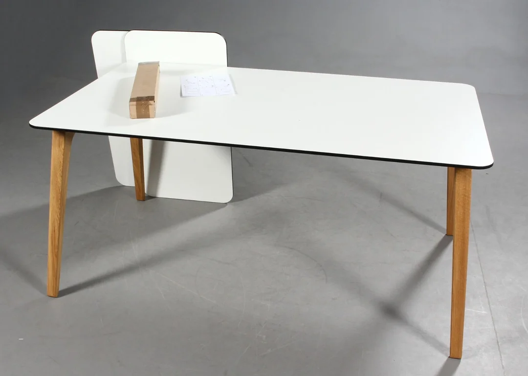 Henrik Pedersen for Houe. Spisebord model Gate med to tillægsplader — Furniture/Dining tables, dining room furniture — Lauritz