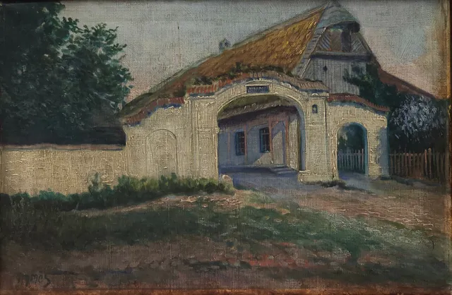 ESCUELA FRANCESA. ESCUELA IMPRESIONISTA SIGLO XIX. MASIA. ÓLEO SOBRE LIENZO.