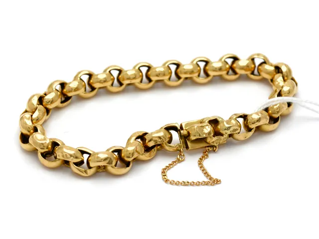 Armband 18K skadat 19cm 12,8g
