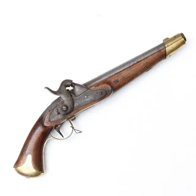 SLAGLÅSPISTOL, studsare, för kavalleriet, m/1820-57.