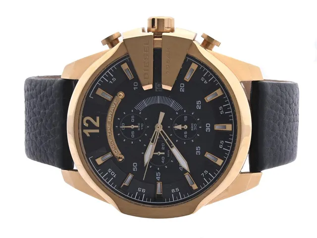 Armbandsur Diesel, Only The Brave, Ø52mm, quartz, datumvisning, läderarmband, refnr: DZ-4344, snr: 742107, manual, med box och ytterkartong