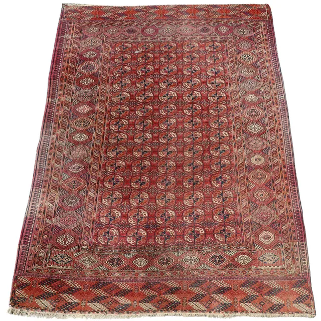 TEKKE CARPET, EMIRATE OF BUKHARA, CIRCA 1900.