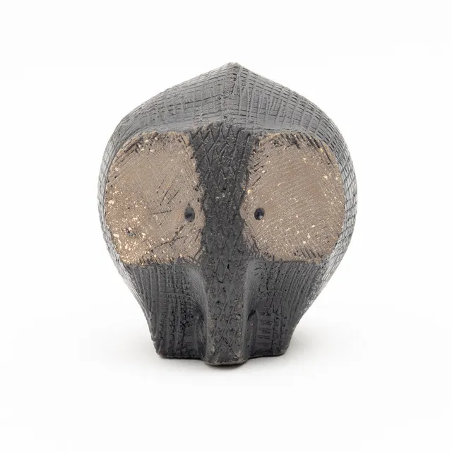 PAULA VON FREYMANN. Figurin, elefant, nr 3000, keramik, Upsala-Ekeby, 1960-tal.