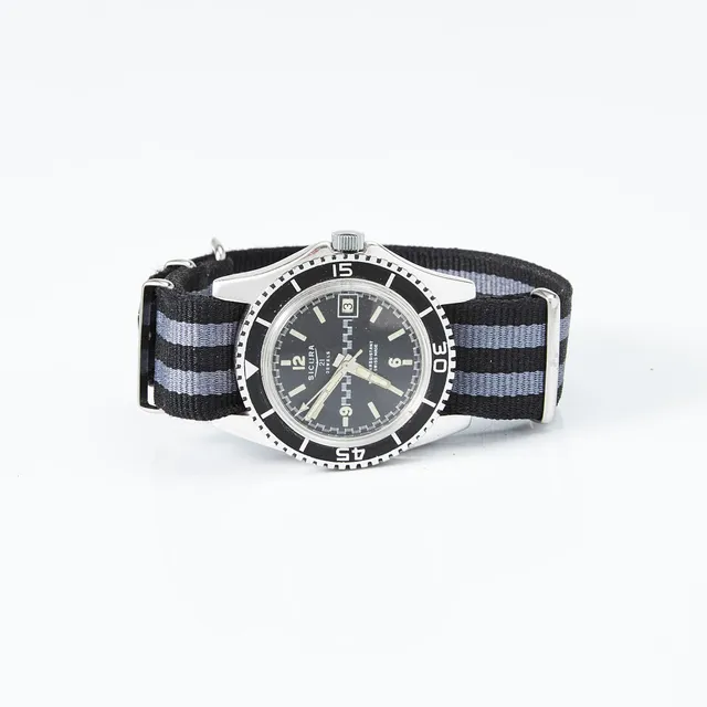 SICURA, armbandsur, stål, 1960/70-tal.