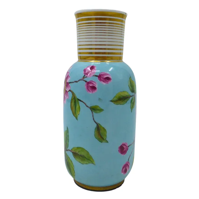 VASE MIT HANDMALEREI VON FRITZ LAMMARSCH.