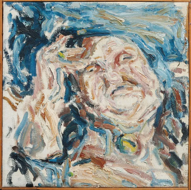 ÅKE NILSSON. Porträtt, olja på duk.