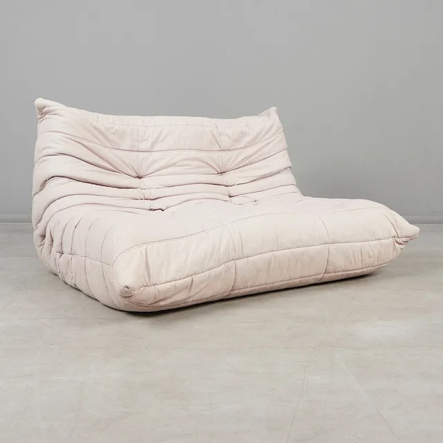 MICHEL DUCAROY. Ligne Roset, Sofa / Zweisitzer, Modell 'Togo', Entwurf 1973, Frankreich.