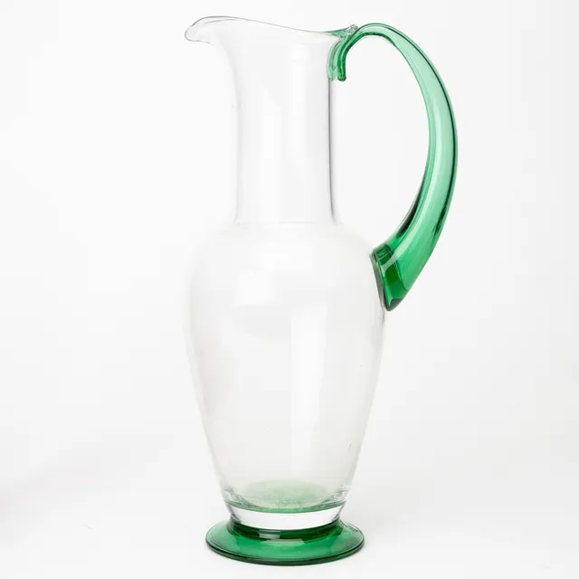 GUNNAR CYRÉN. Kanna, glas, "Nobel", formgiven 1991, Orrefors.