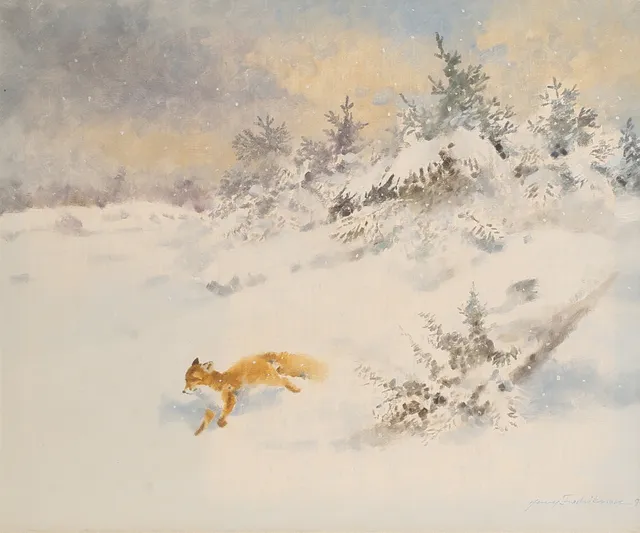 HENRY FREDRIKSSON. Olja på duk, signerad.