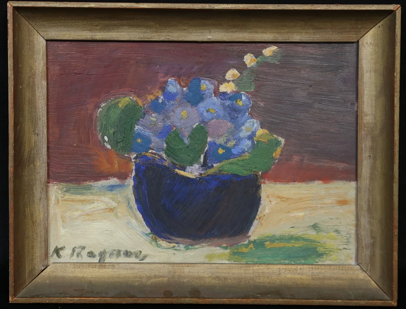 KARL RAGNAR JOHANNESSON. olja på pannå, signerad. — Paintings — Gomér & Andersson Linköping