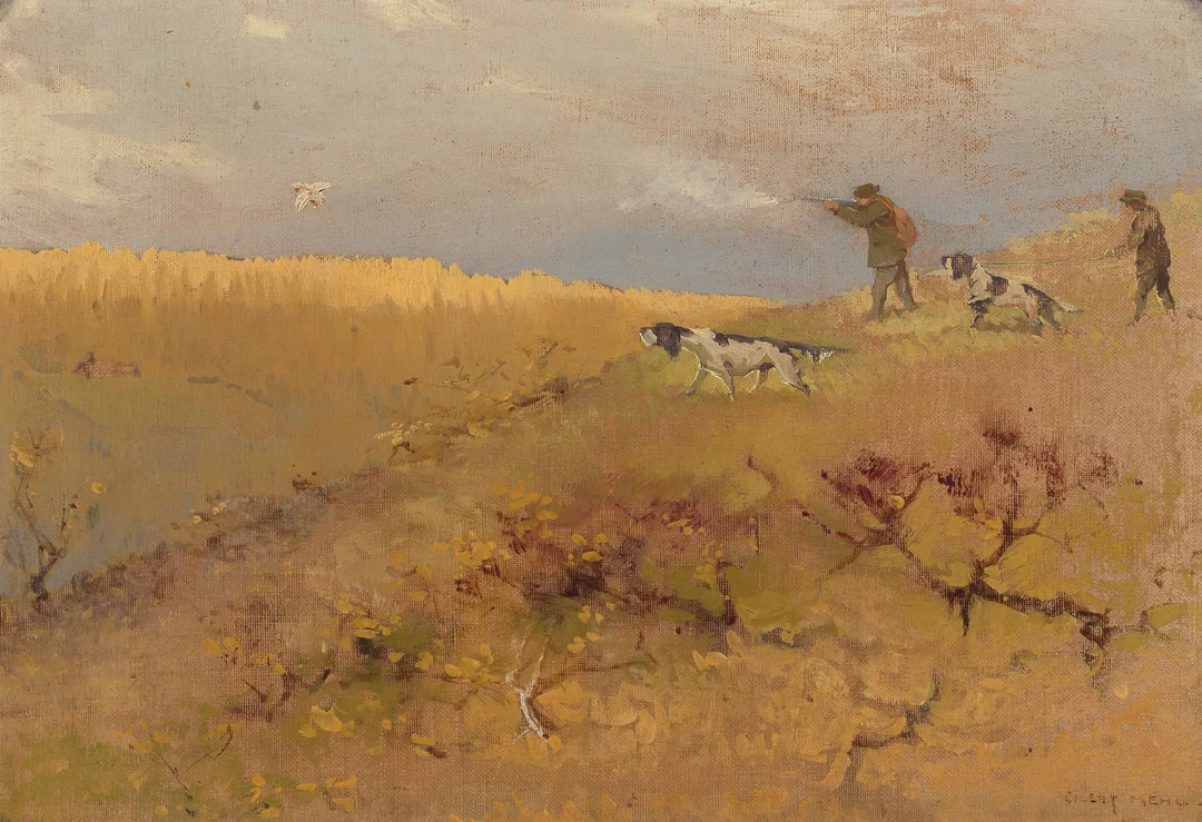 Mehl, Eilert — Fuglejakt — Kunst/Maleri — Blomqvist