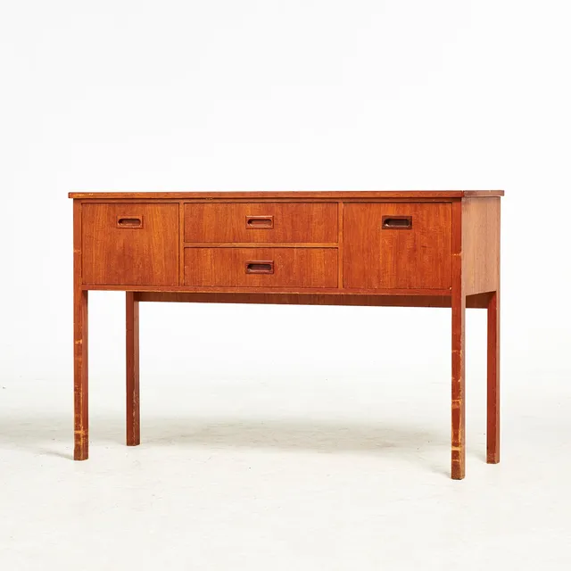 SIDEBOARD, 1960-tal, teakfanér.