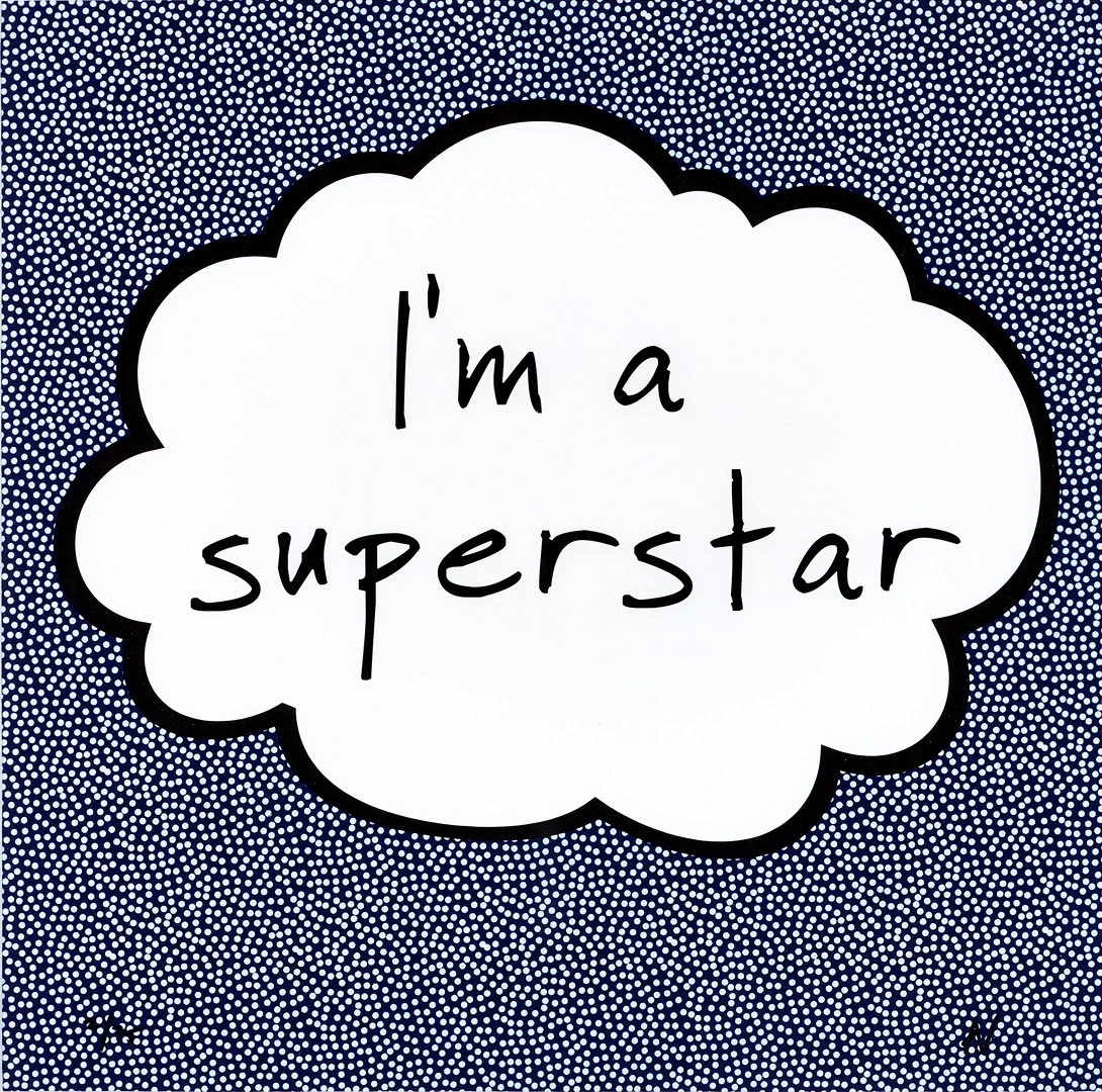 ANDREAS LUNDBERG (FÖDD 1973). "I´m a superstar", monogramsignerad och numrerad 2/75, färglitografi. — Engravings & Prints — Crafoord Auktioner Stockholm