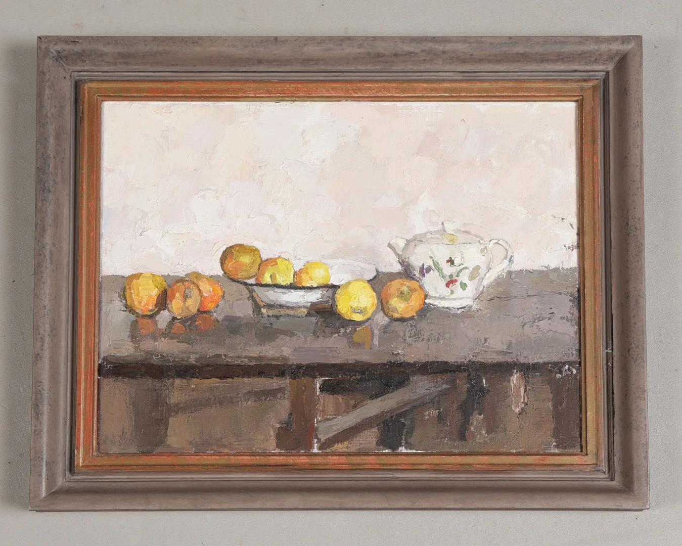 20TH CENTURY CONTINENTAL SCHOOL "STILL LIFE OF APPLES". — Paintings — Bishop & Miller
