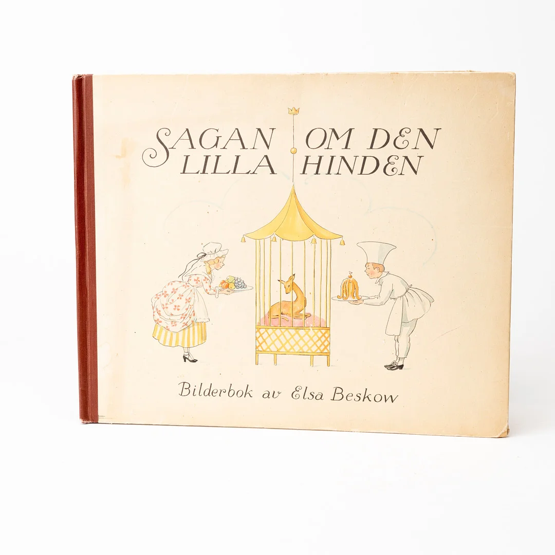 ELSA BESKOW. Bok, Sagan om den lilla hinden, Almqvist & Wiksells Förlag Uppsala och Stockholm, 1924. — Books — Auktionshuset Kolonn