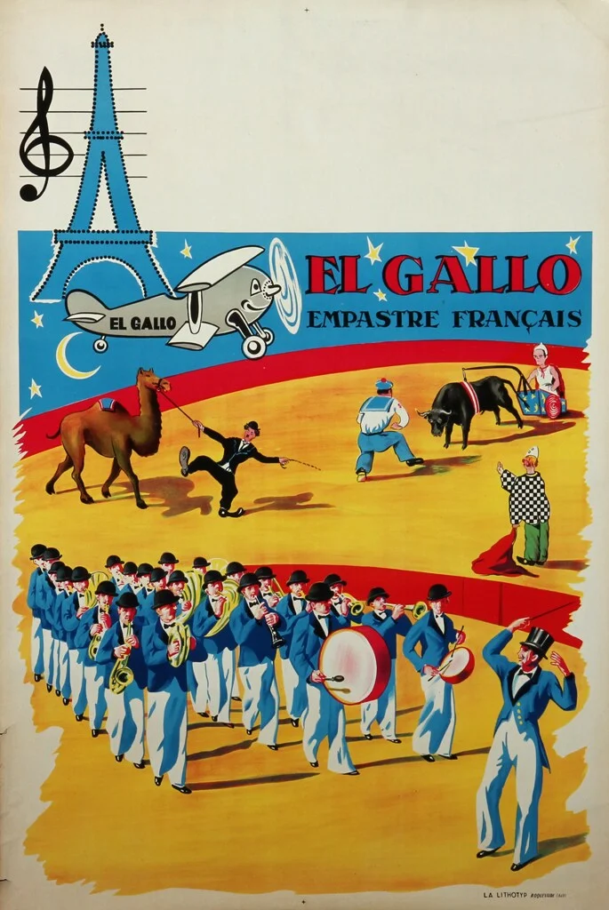 Fransk plakat, 'El Gallo', omkr. 1930 — Paintings and sculptures/Prints and photography — Lauritz