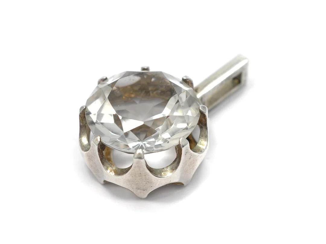 HÄNGE, silver, bergkristall, Bengt Hallberg, vikt 6,9 g. — Smycken/Hänge — Kaplans