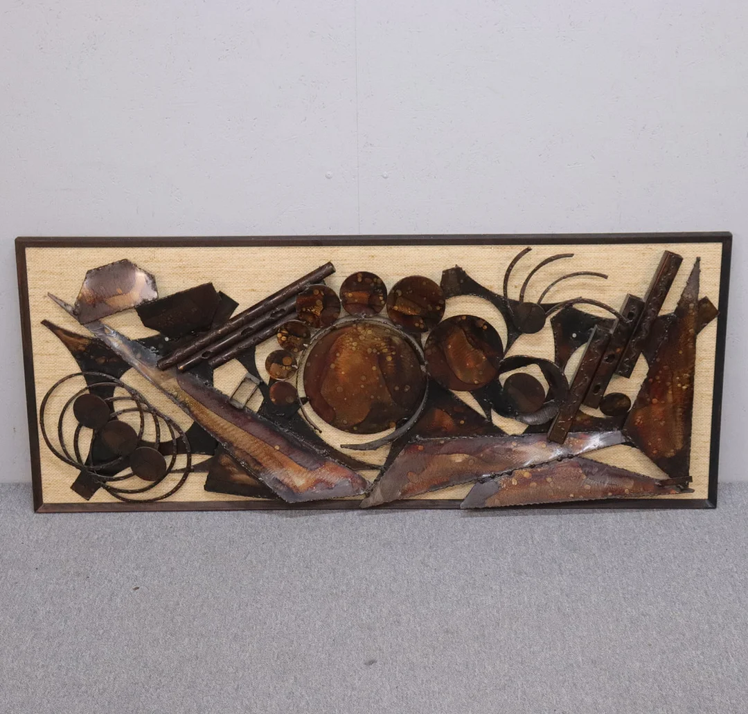 HENRIK HORST. väggrelief, komposition i metall, 1970-tal. — Other — Markus Auktioner