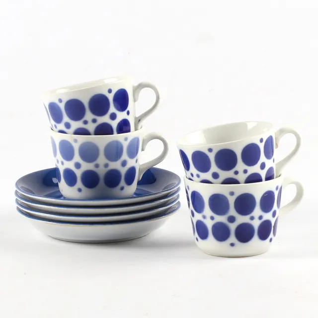 GÖRAN BÄCK, kaffeservisdelar, 8 delar, "Pop", Arabia.