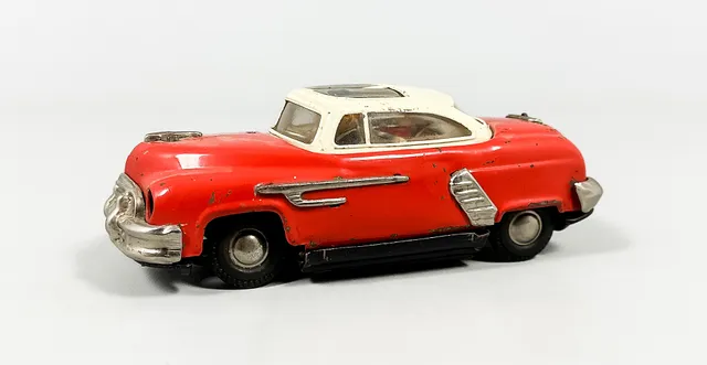 MODELLBIL, batteri, "Cadillac", Kyodo Press, Japan, 1950-tal.