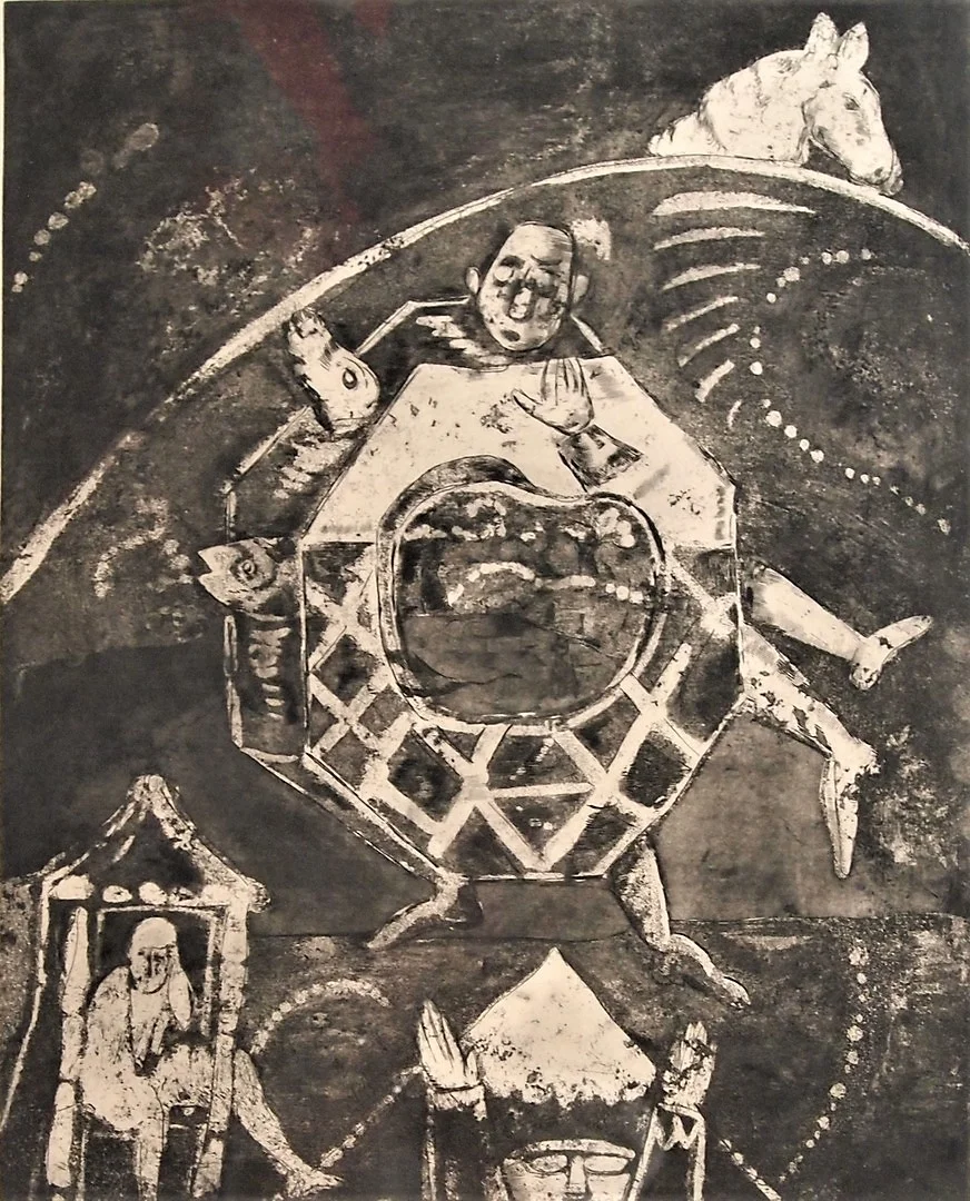 ENDRE NEMES. etsning, komposition, 1 / 50, signerad -1948. — Engravings & Prints — Lysekils Auktionsbyrå