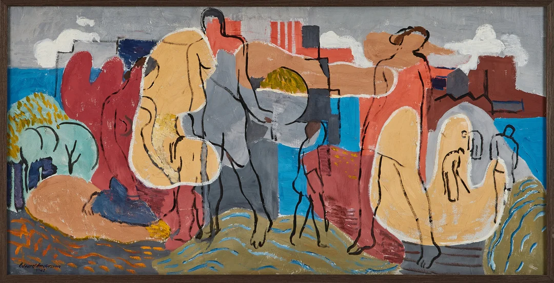 EDVARD ANDERSSON. Utan titel. — Paintings — Stockholms Auktionsverk Magasin 5