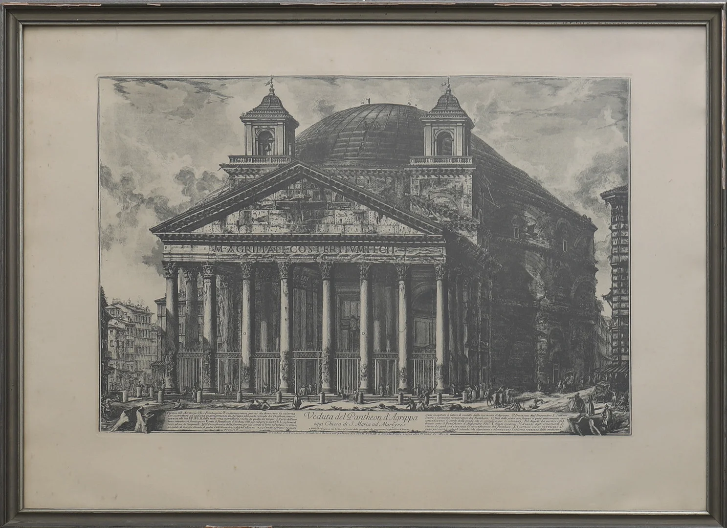 GIOVANNI BATTISTA PIRANESI. Efter. Kopparstick, 1800-tal. — Engravings & Prints — Crafoord Auktioner Lund