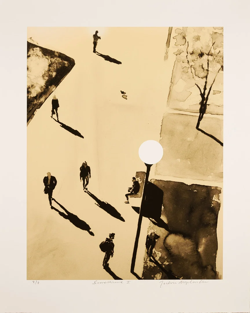 JOAKIM ALLGULANDER. "Surveillance I", signerad och numrerad 2/8, pigment print. — Engravings & Prints — Crafoord Auktioner Stockholm