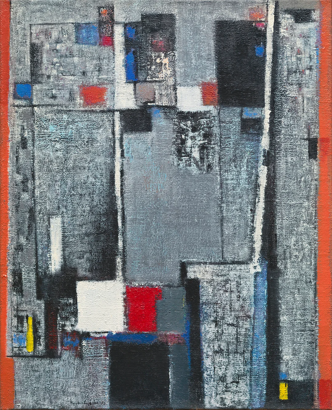 Ljøsne, Halvdan — Komposisjon, 1956 — Kunst/Maleri — Blomqvist