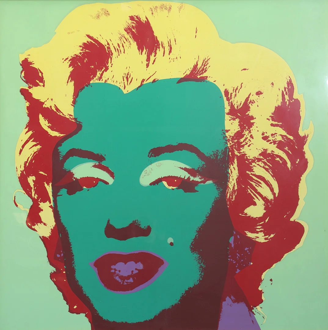 ANDY WARHOL. EFTER. "Marilyn", published by Sunday B Morning, färglitografi. — Engravings & Prints — Gomér & Andersson Jönköping