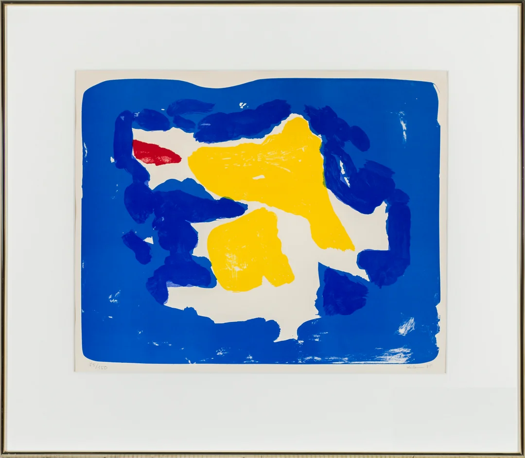 Weidemann, Jakob — Komposisjon, 1985 — Kunst/Grafikk — Blomqvist
