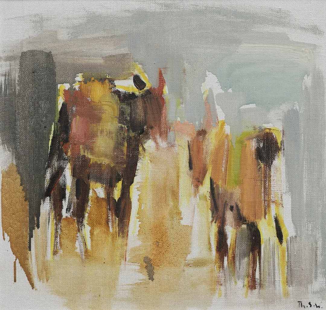 THURE WAHLSTRÖM. Olja på pannå, signerad, daterad -69. — Paintings — Ekenbergs Auktioner
