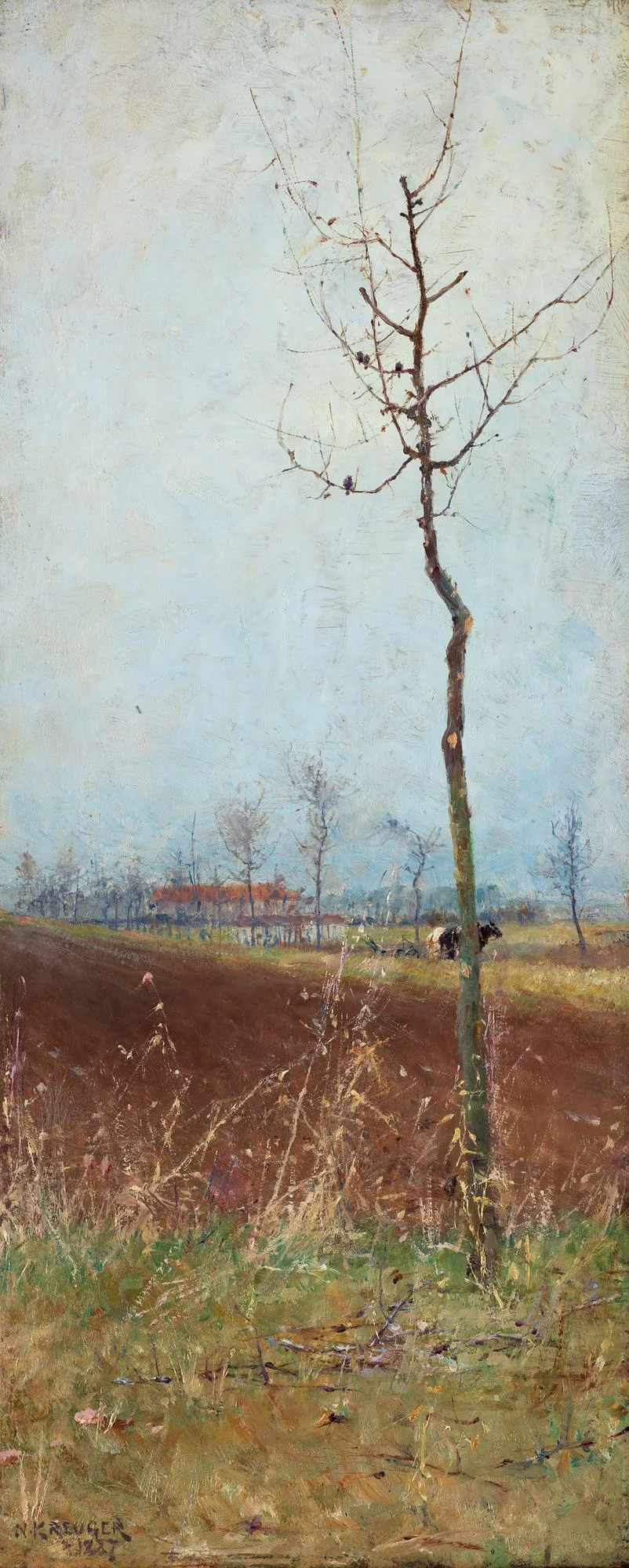Nils Kreuger, "Gråväder", Knapegård. — Bukowskis