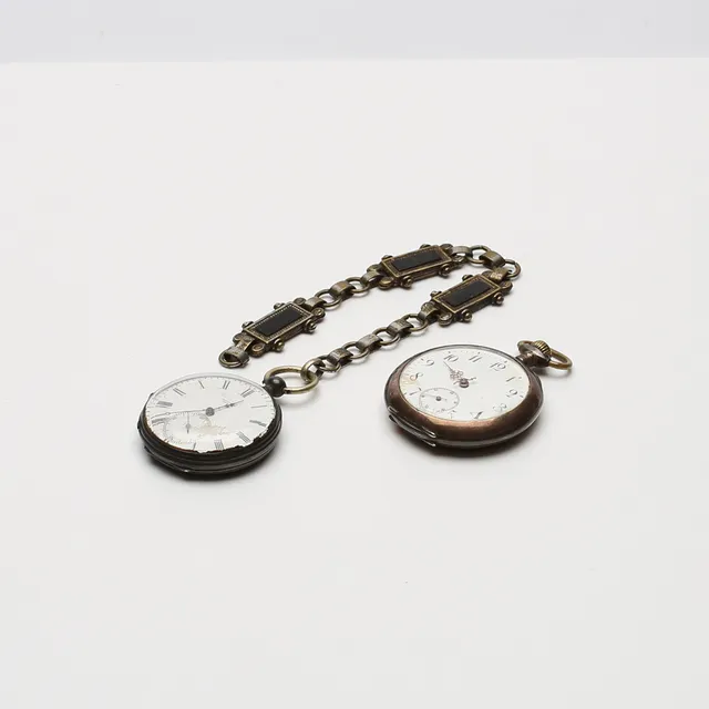 FICKUR, 2 st, bla silver.