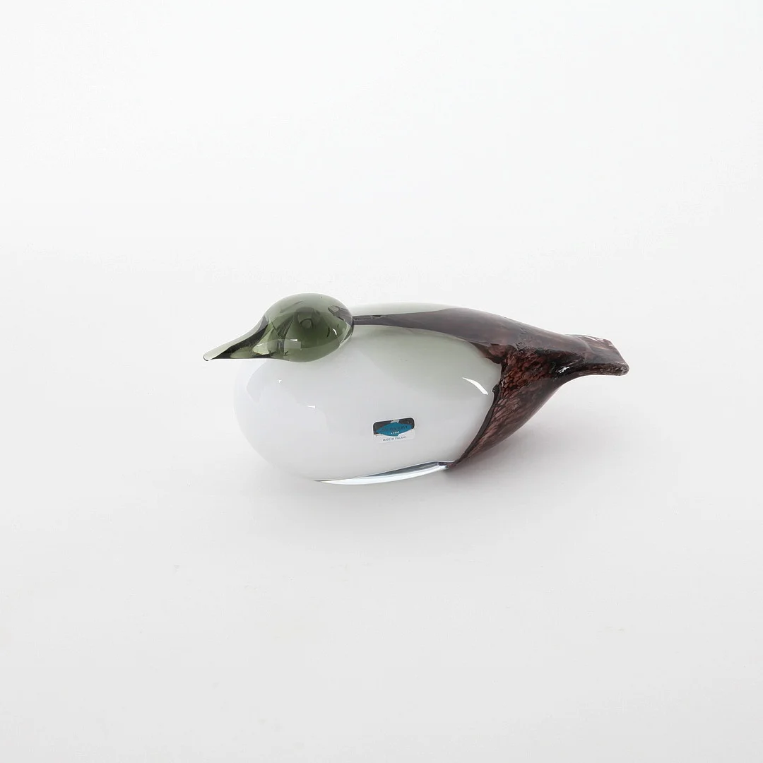 OIVA TOIKKA. 1931–2019. Glasfågel, Nuutajärvi Glasbruk 1986-94, signerad, Finland. — Art glass — Auktionsverket Engelholm