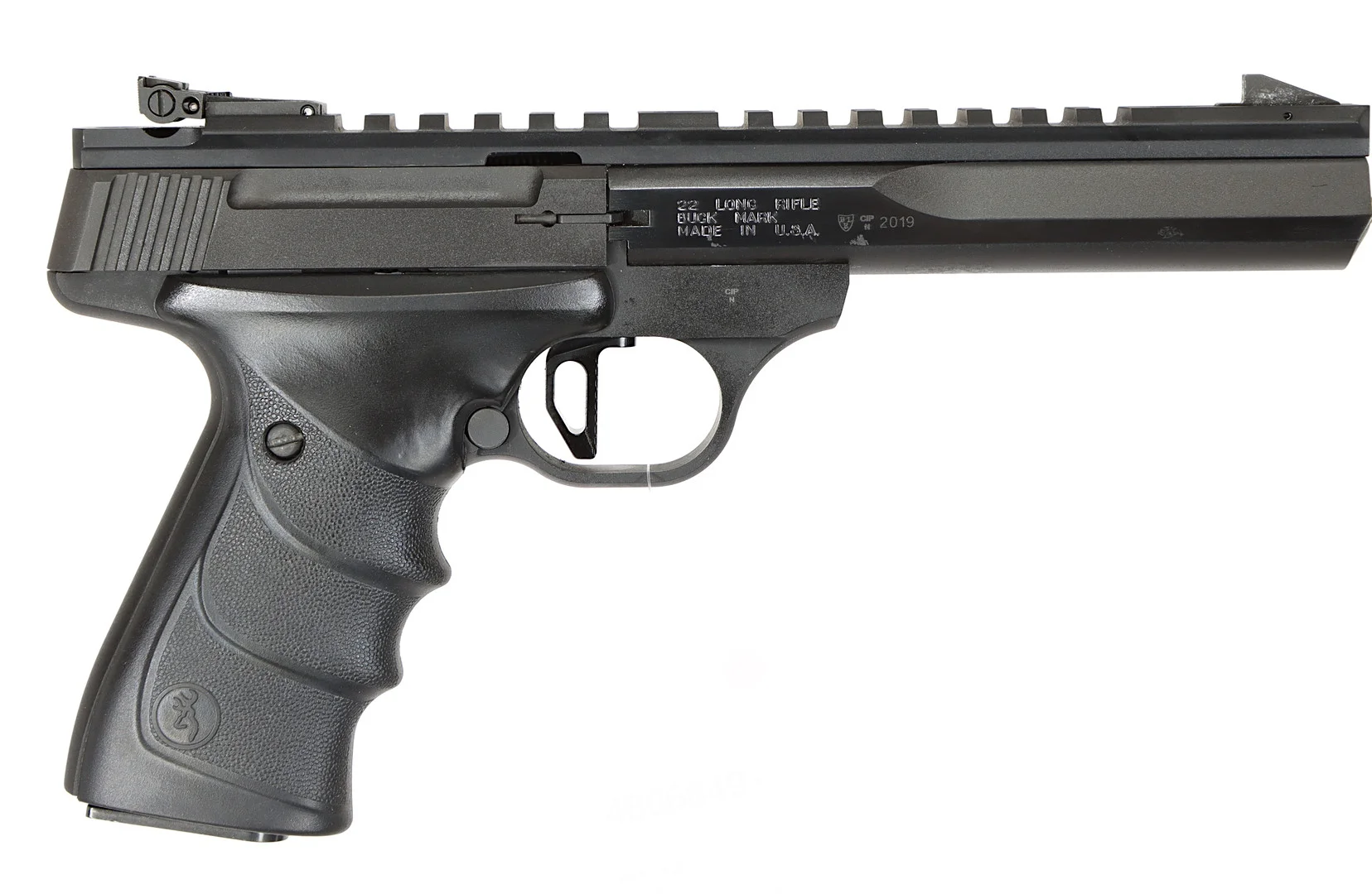 PISTOL, fabrikat Browning, modell Buck Mark, kaliber .22lr, tillv.nr 515ZP26790, se-nr SE3244999. — Pistols — Walter Borg