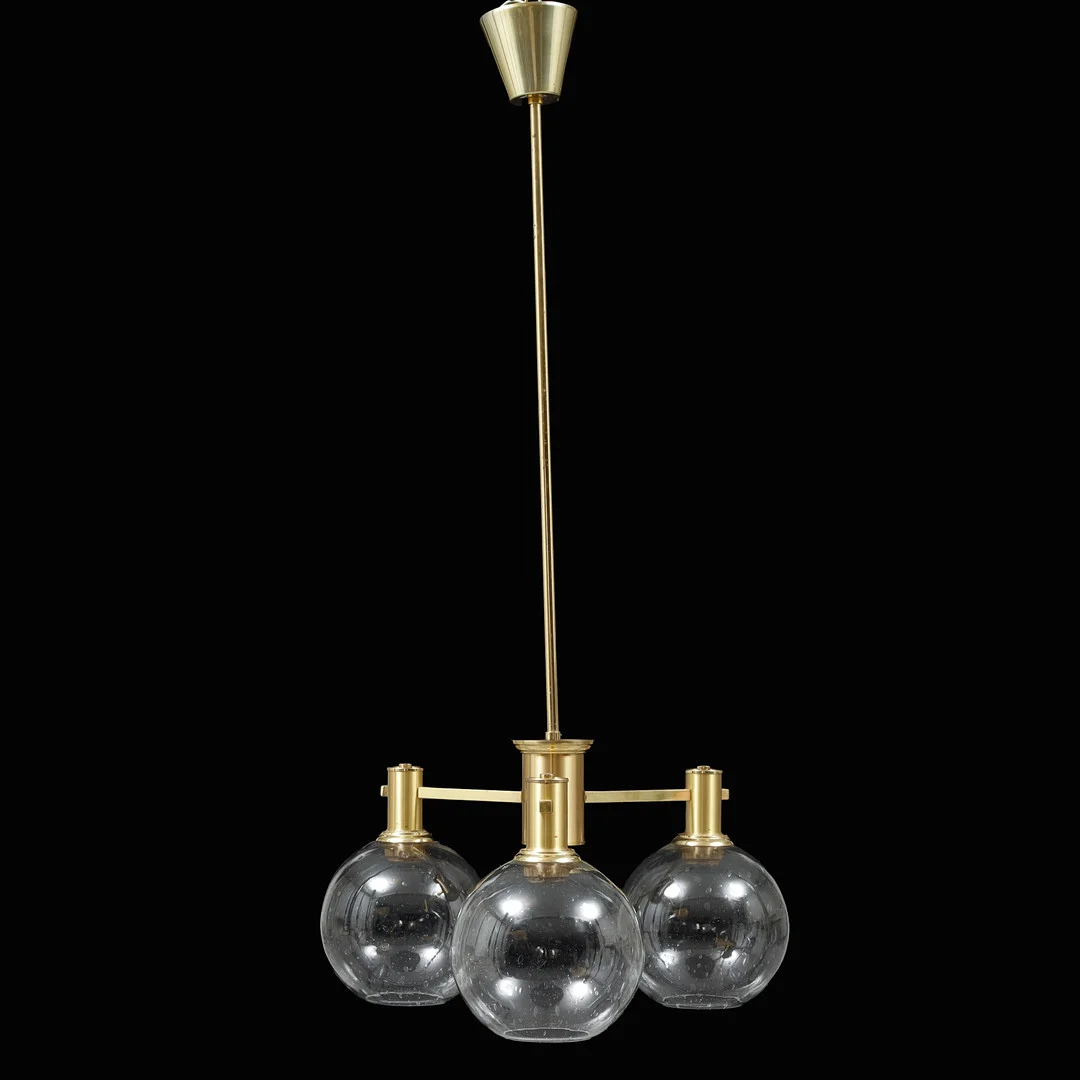 ERIK WÄRNÅ. Taklampa, EWÅ, 1900-talets senare hälft. — Ceiling lights — Göteborgs Auktionsverk