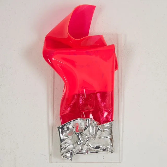 JAN NALIWAJKO. Väggskulptur, plexiglas, signerad.