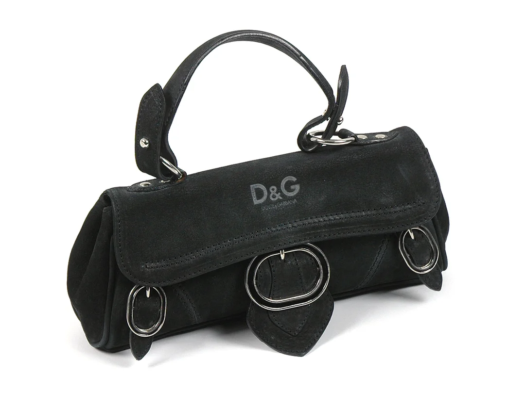 VÄSKA, DOLCE&GABBANA svart nubuck 25x12x4 cm — Accessoarer/Väskor — Kaplans