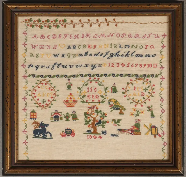 MÄRKTAVLA Daterad 1844.