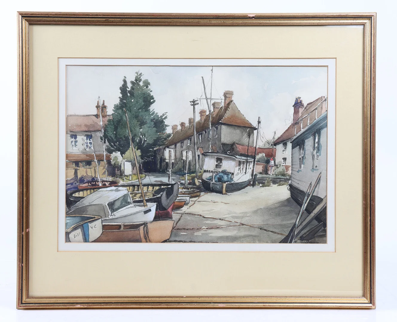 GEORGE GILLMAN, "THE HARBOUR MASTER ITCHENOR". — Paintings — Bishop & Miller