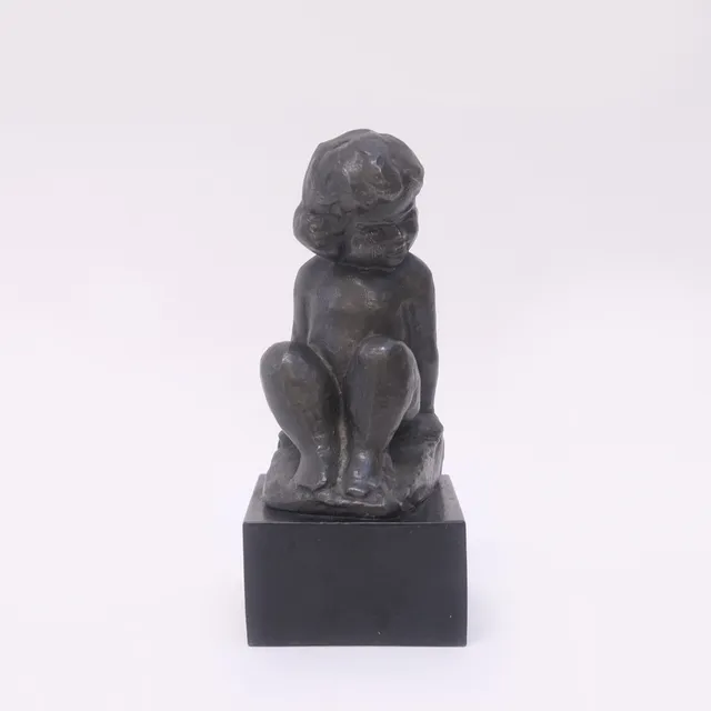 CARL EINAR BORGSTRÖM. SKULPTUR YSTAD BRONS.