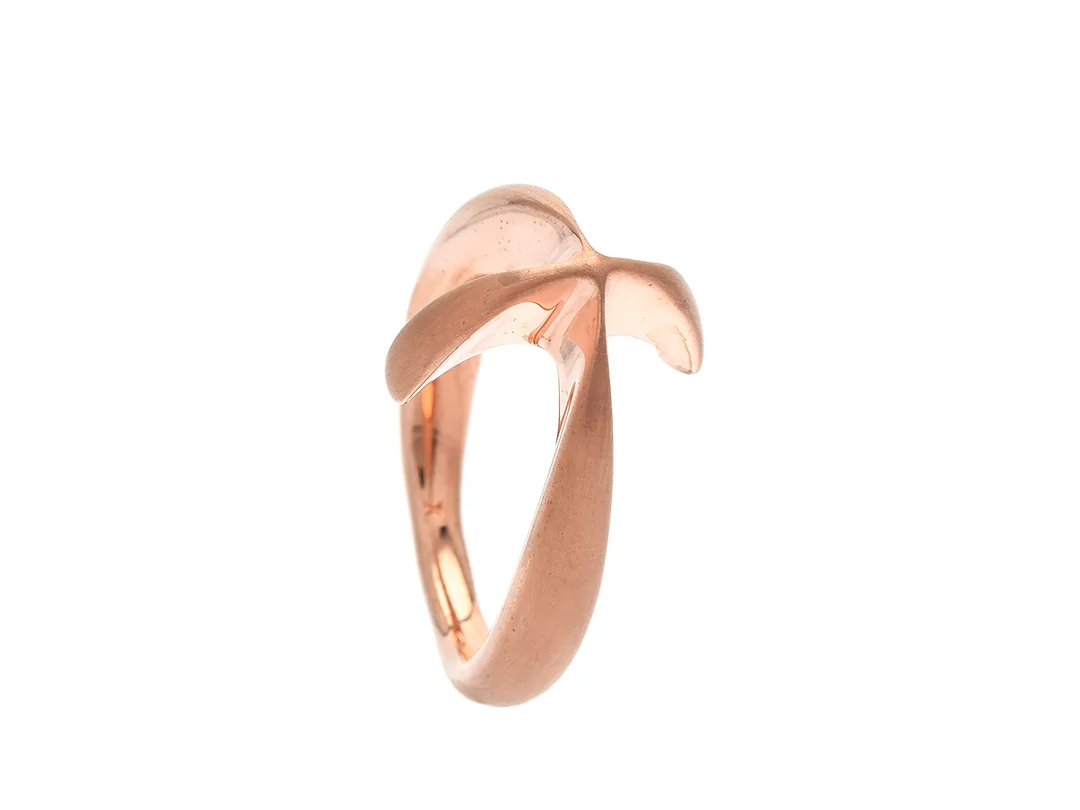 RING, sterling silver, förgyllt, stl 17 mm, vikt 7,2 g. — Smycken/Ring — Kaplans