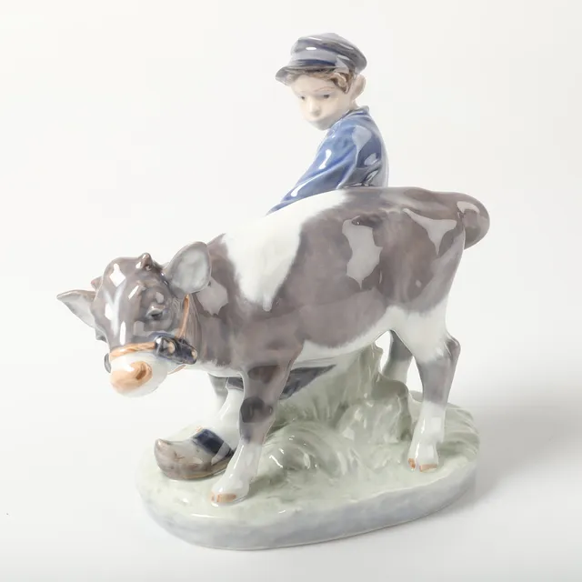 CHRISTIAN THOMSEN. Figurin, porslin, Royal Copenhagen, Danmark.
