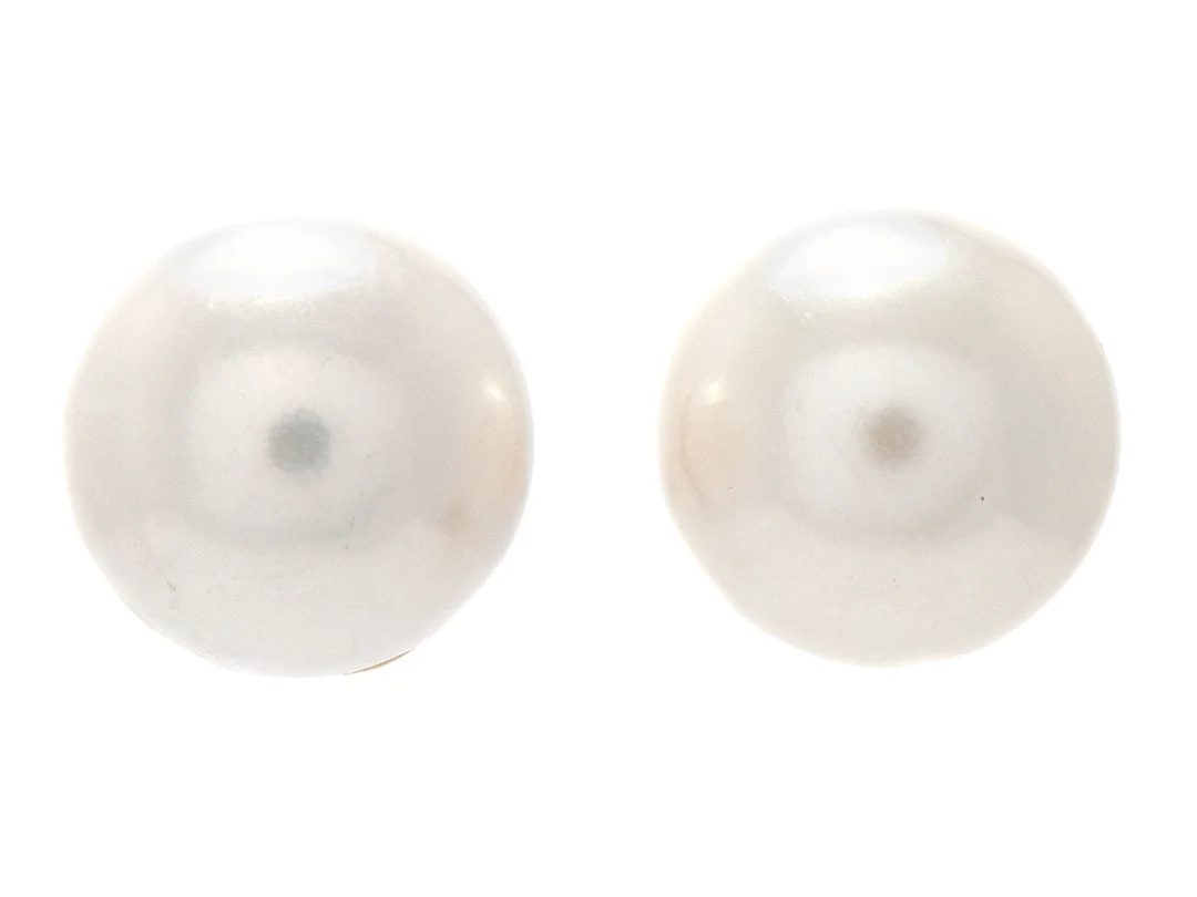PÄRLÖRHÄNGEN, 18K guld, odlade pärlor 6,25 mm, stift, vikt 1,3 g. — Smycken/Pärlörhängen — Kaplans