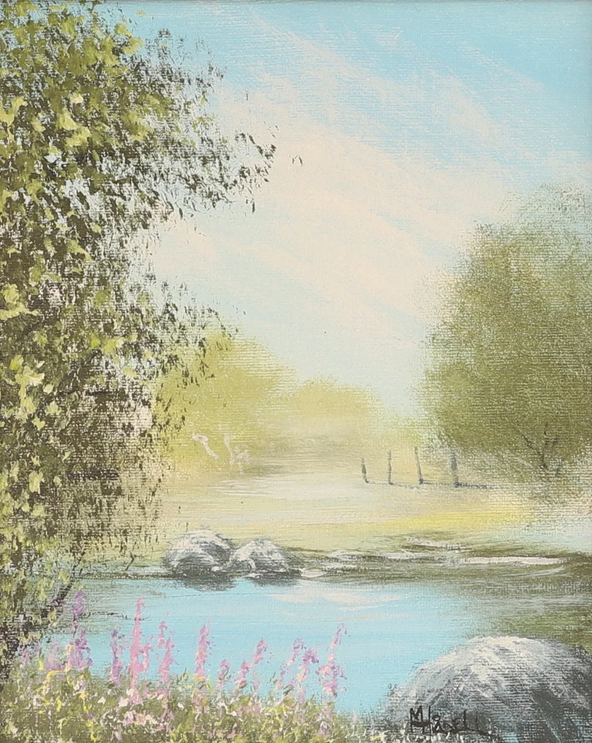 MATS HÅDELL. Olja på duk, signerad. — Paintings — RA Auktionsverket Norrköping