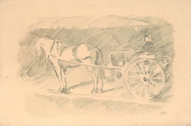 Werenskiold, Erik — Hest og tralle, 1917