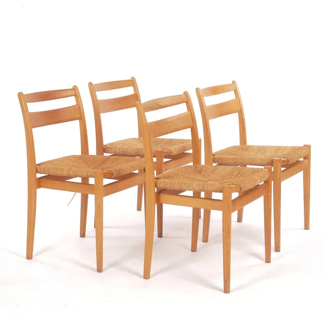 VIDAR MALMSTEN. Stolar, 4 stycken, "Kaj", 1960-tal.